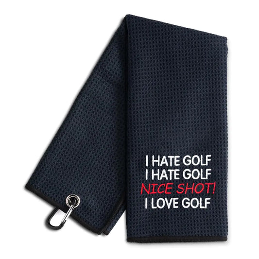 I Hate Golf Towel